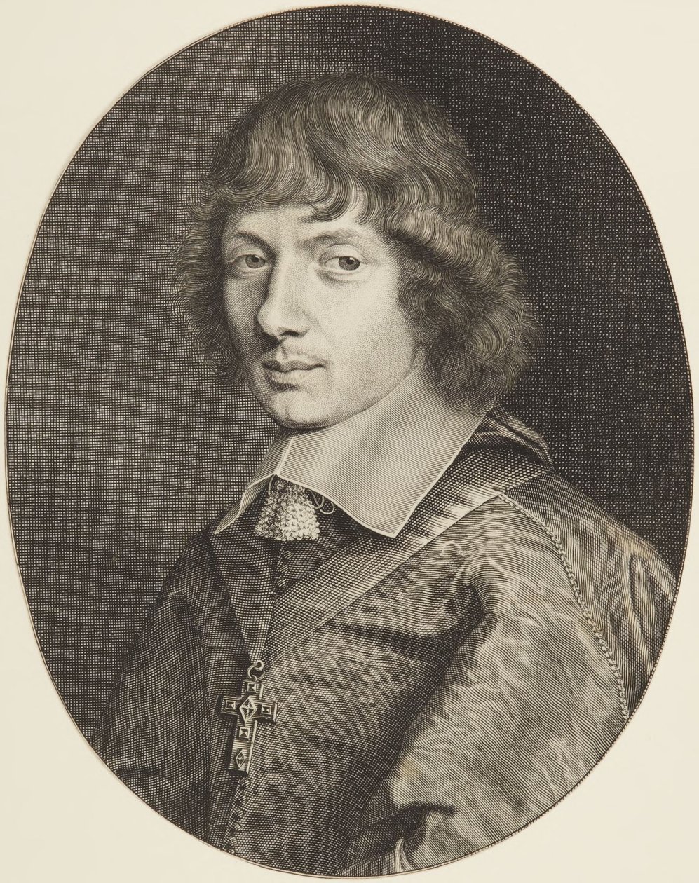 Portret van François de Clairmont-Tonnerre door Robert Nanteuil