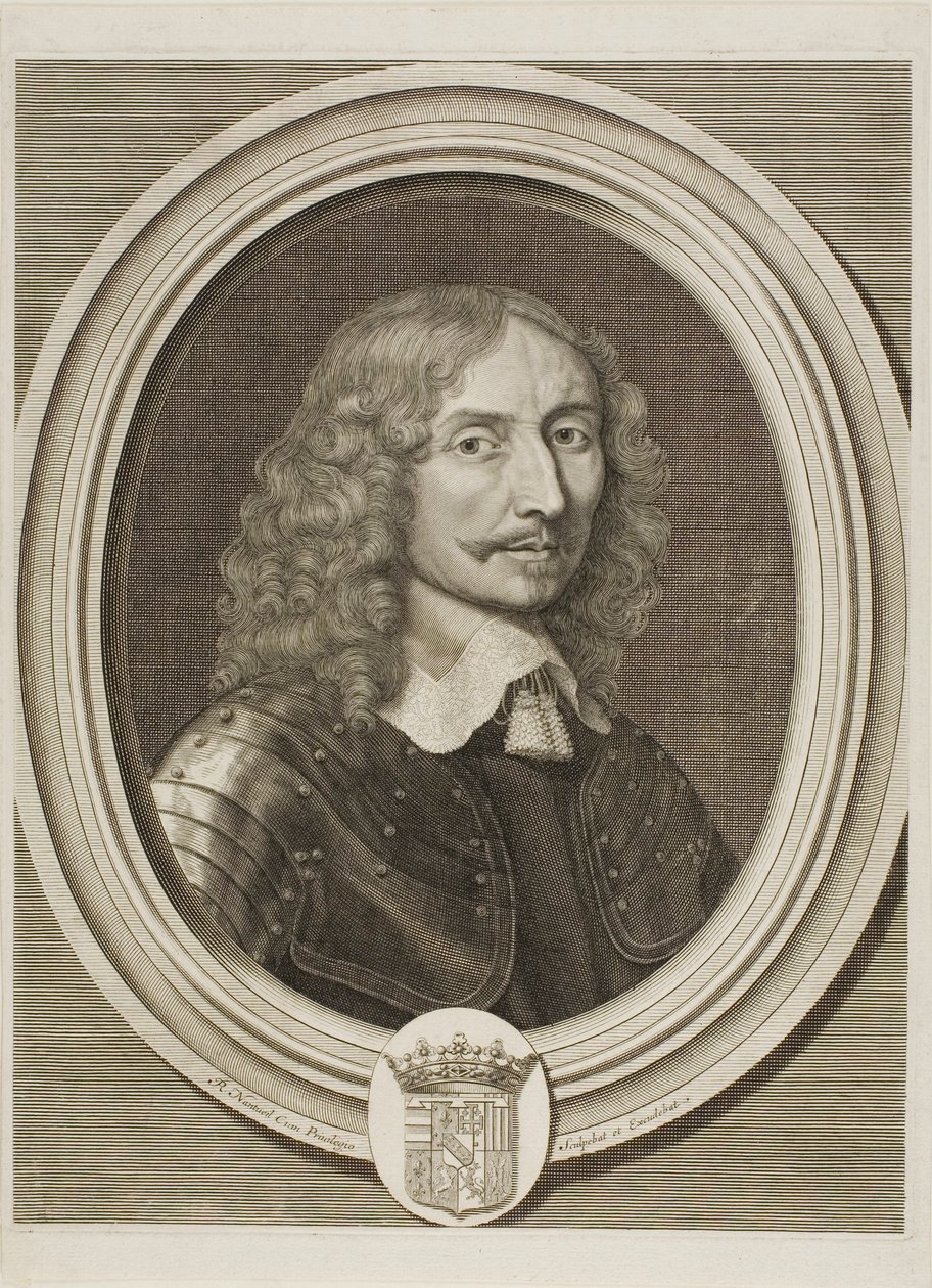 Portret van Henri de Lorraine, Hertog van Mouy door Robert Nanteuil