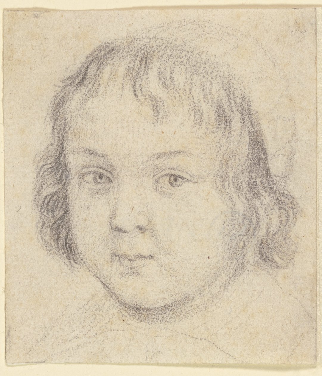 Portret van een kind door Robert Nanteuil