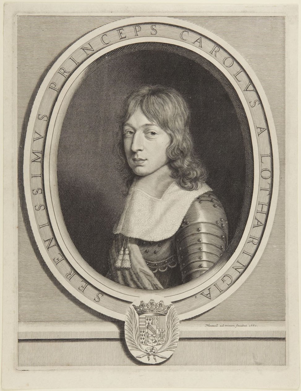 Prins Karel van Lotharingen - 1660 door Robert Nanteuil