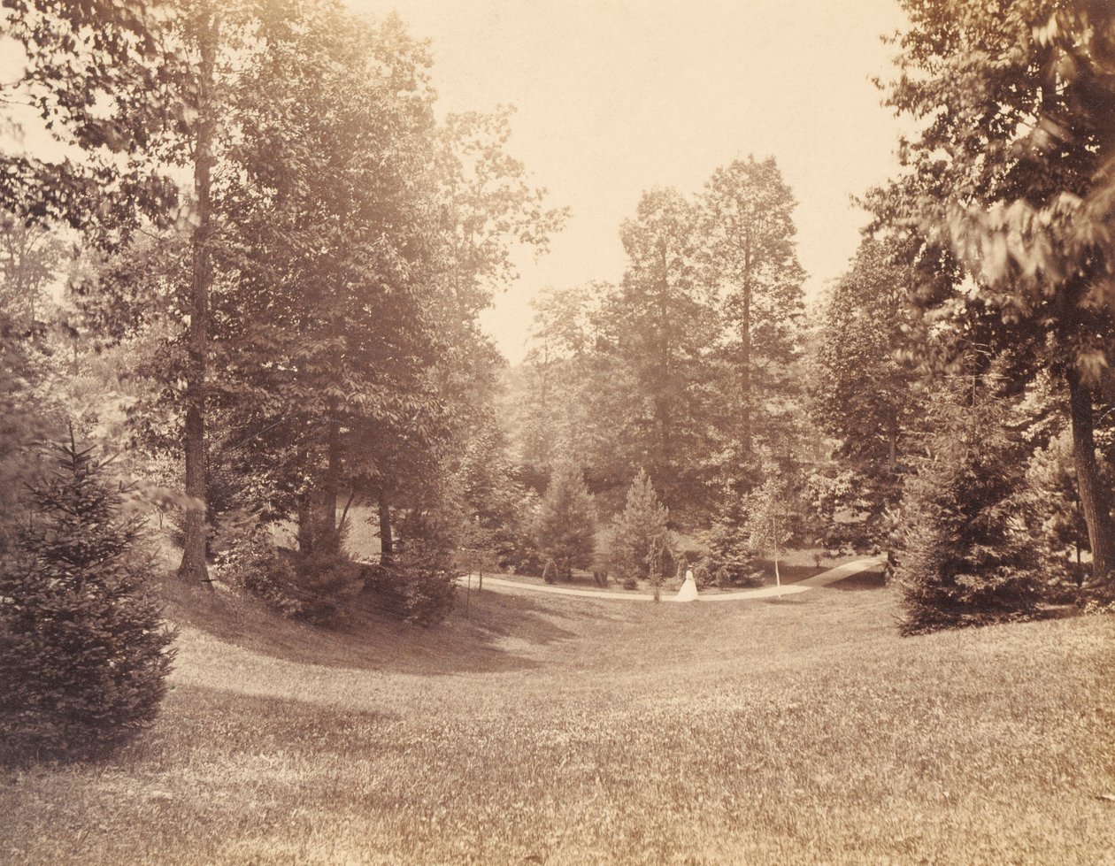 Landgoed Clarence Howard Clark, uit de portfolio "Views at Chestnutwold". door Robert Newell