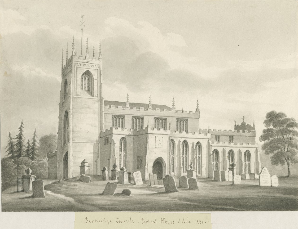 Penkridge Kerk door Robert Noyes