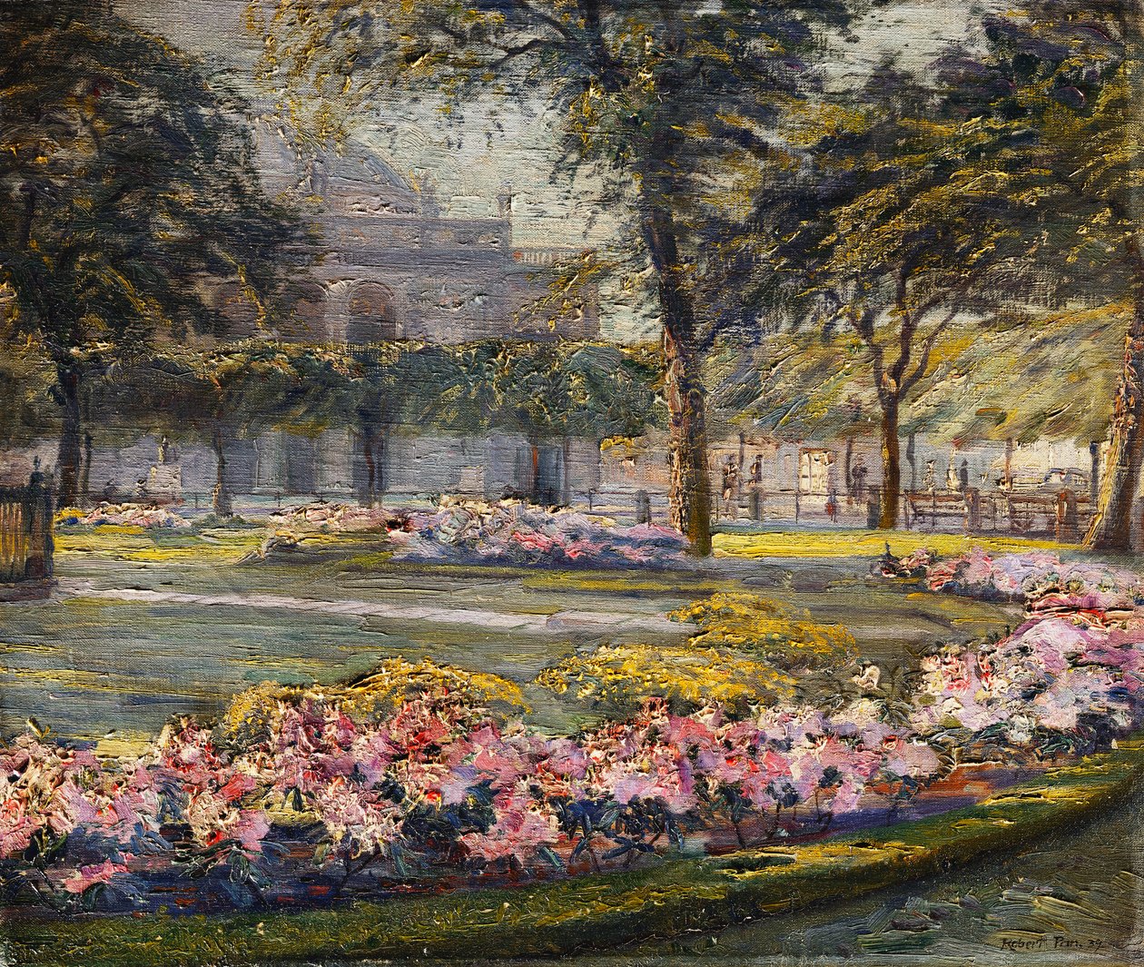 Kongens Nytov met het Koninklijk Theater, Kopenhagen door Robert Panitzsch