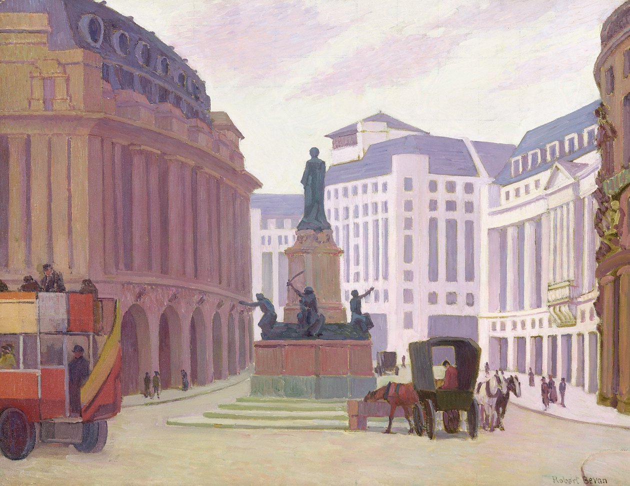 Aldwych door Robert Polhill Bevan