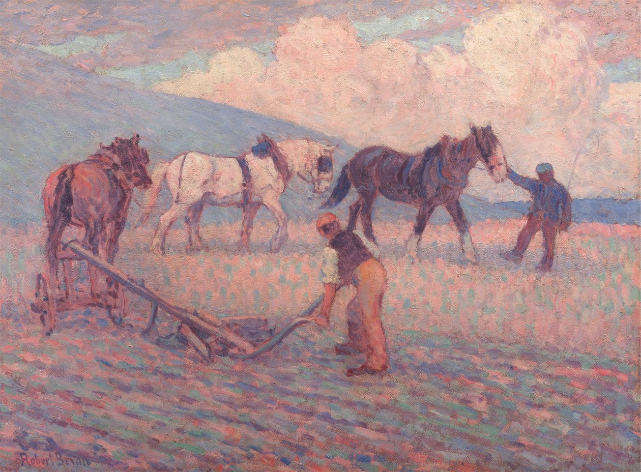 De Turn Rice-Ploeg, Sussex door Robert Polhill Bevan