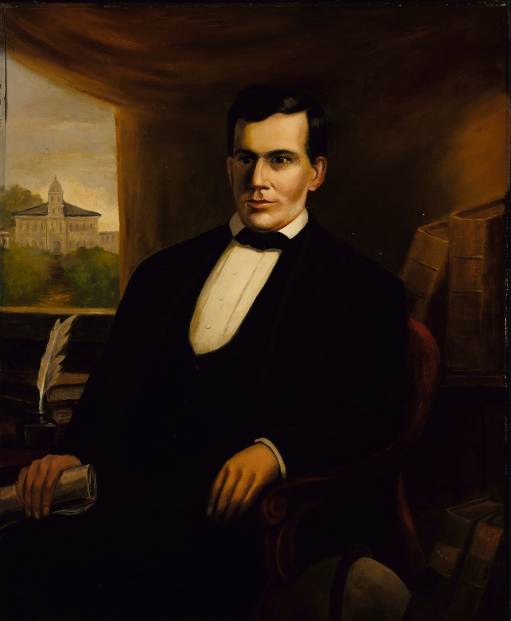 Portret van Freeman Cary door Robert S. Duncanson