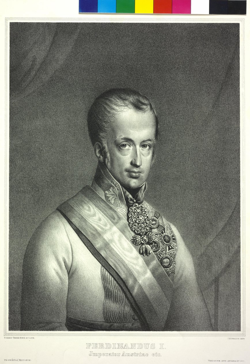 Keizer van Oostenrijk Ferdinand I door Robert Theer