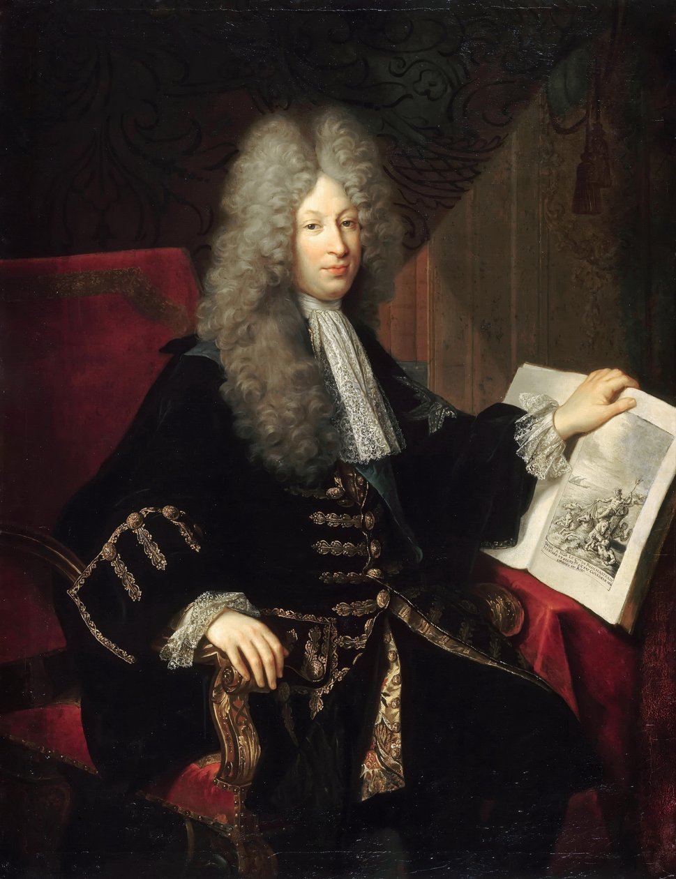 Jérôme Phélypeaux 1674-1747, graaf van Pontchartrain door Robert Tournieres