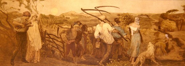 Oogstmaan, ca. 1883 door Robert Walker Macbeth