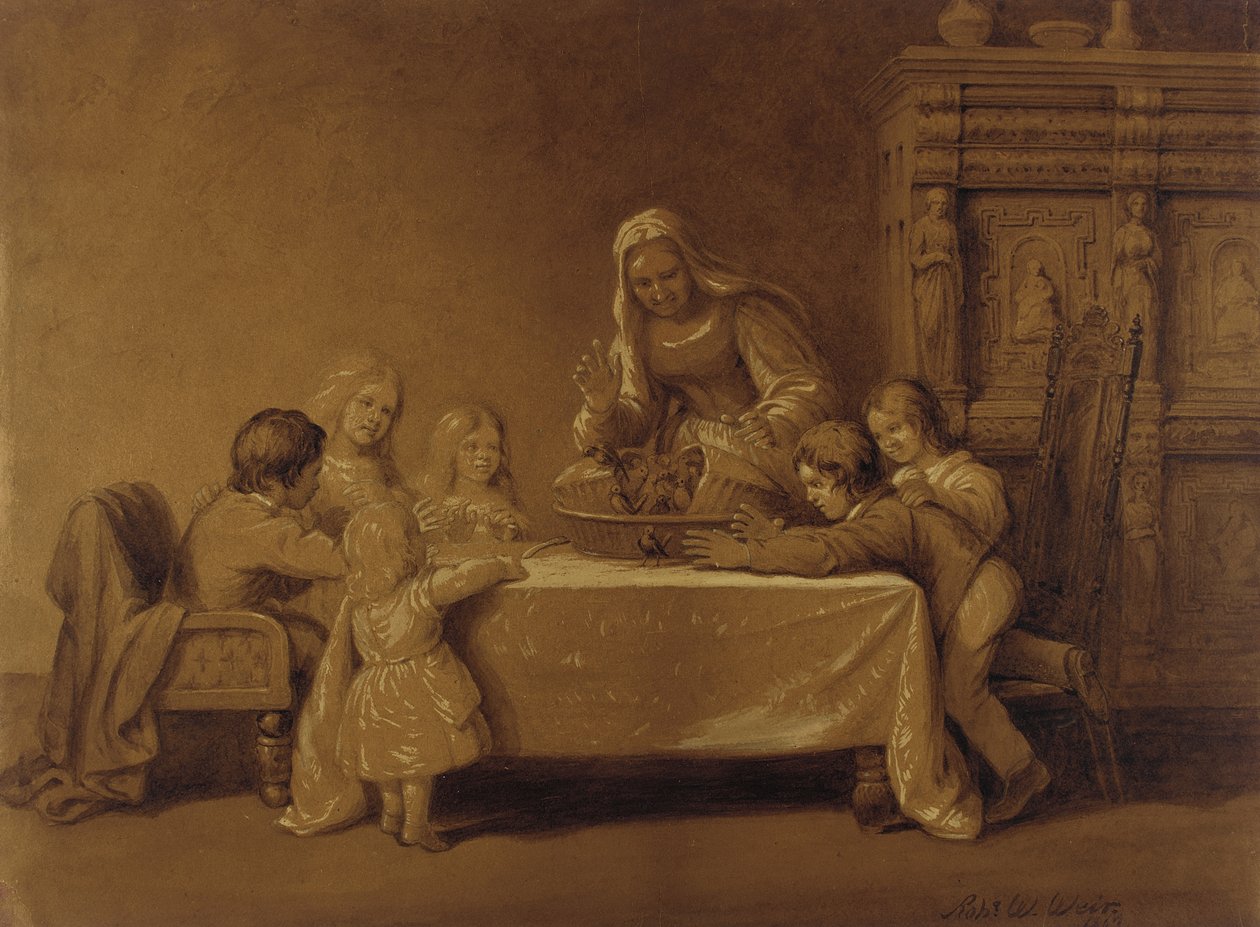 Familiegroep door Robert Walter Weir
