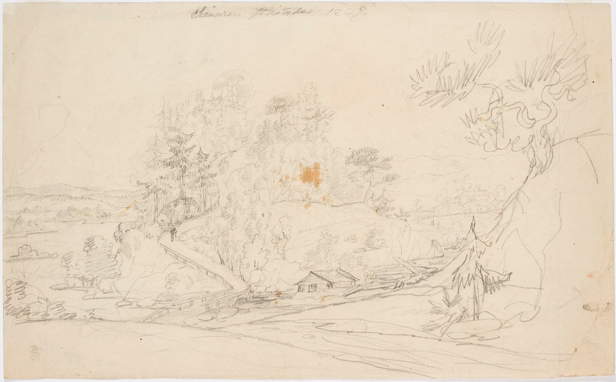 Landschap door Robert Wilhelm Ekman