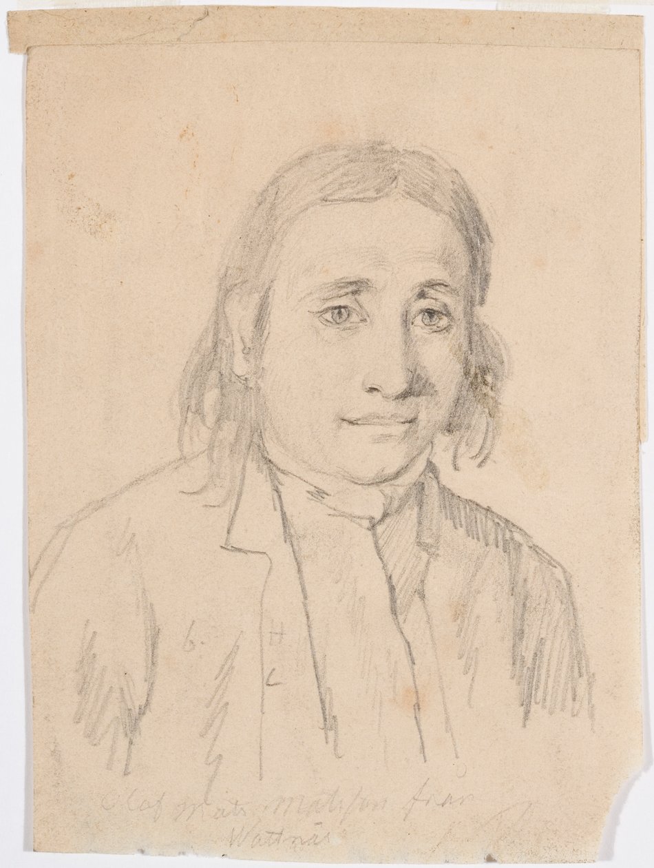 Mannelijke buste door Robert Wilhelm Ekman