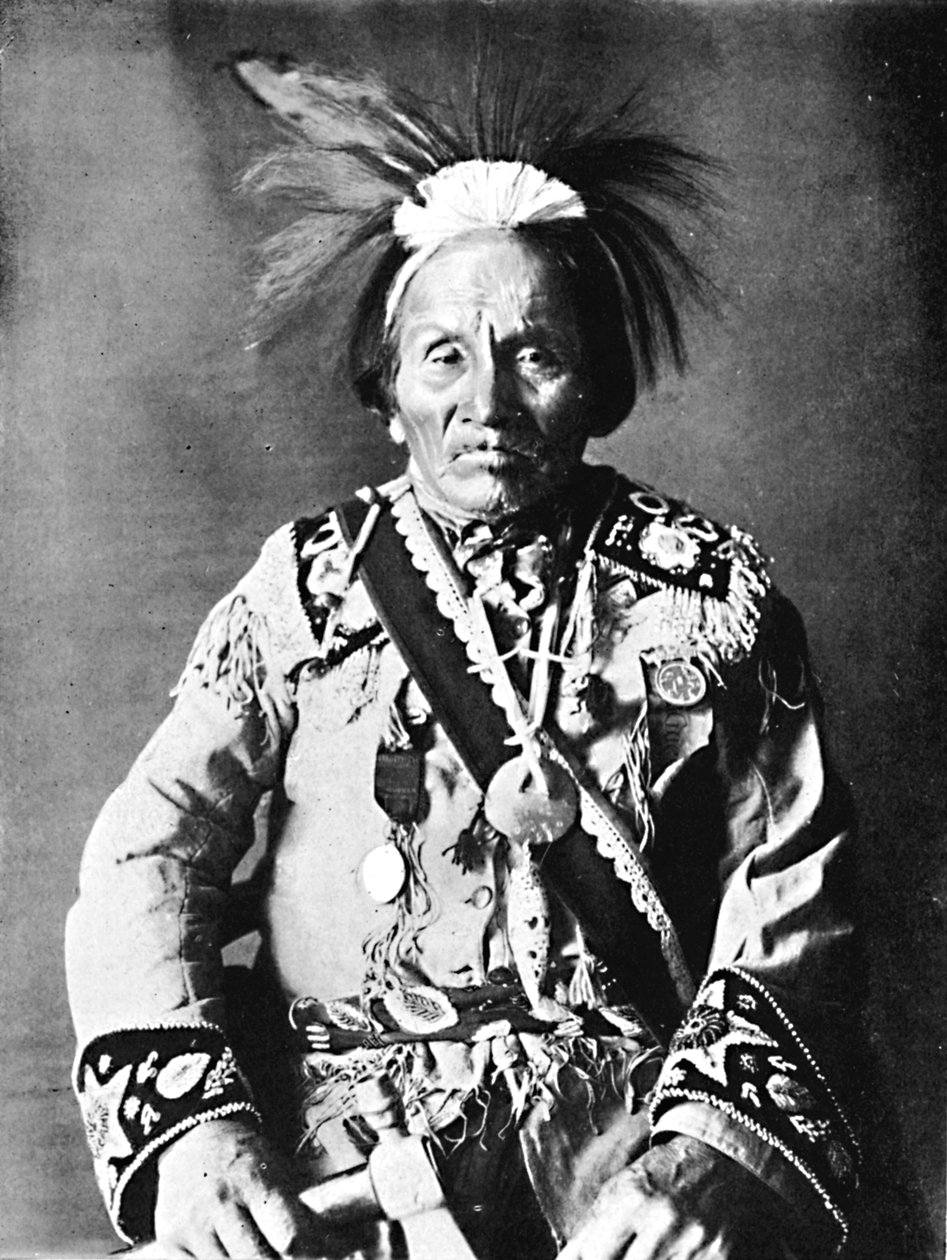 Een Iroquois-opperhoofd, 1912 door Robert Wilson Shufeldt