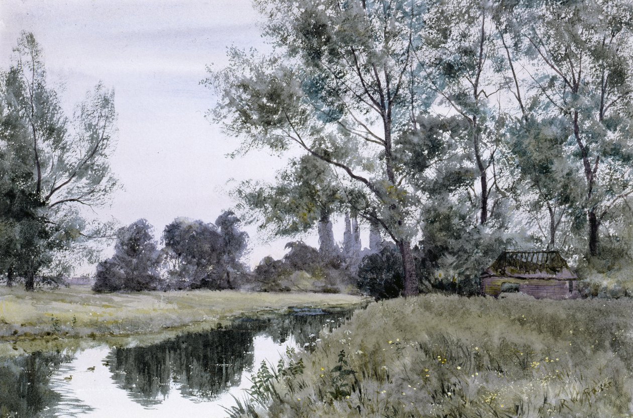Aan de Kleine Stour, Oost-Kent door Robert Winchester Fraser