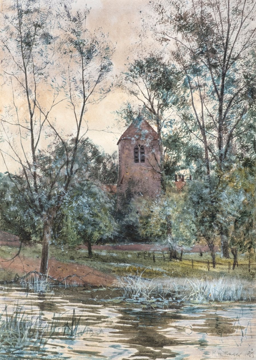 De Kerk bij de Vijver door Robert Winchester Fraser
