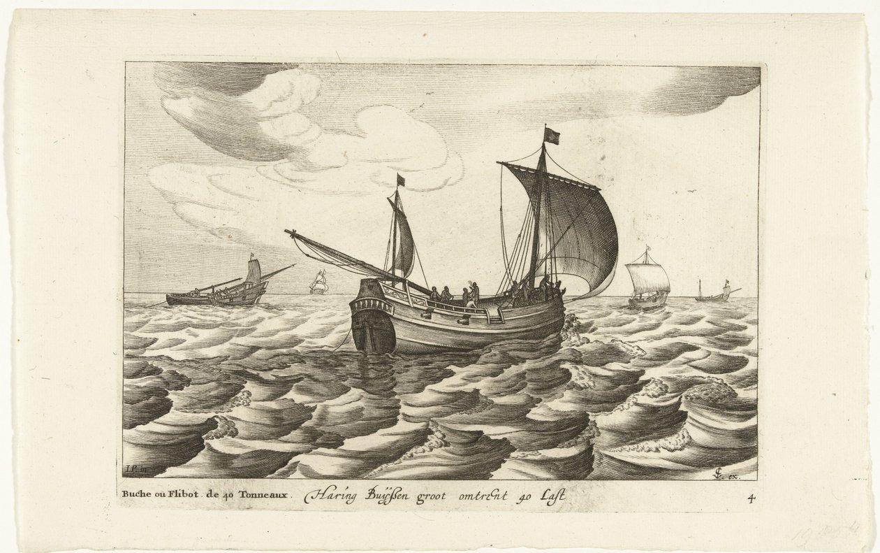 Haringbuizen door Robert de Baudous (possibly)