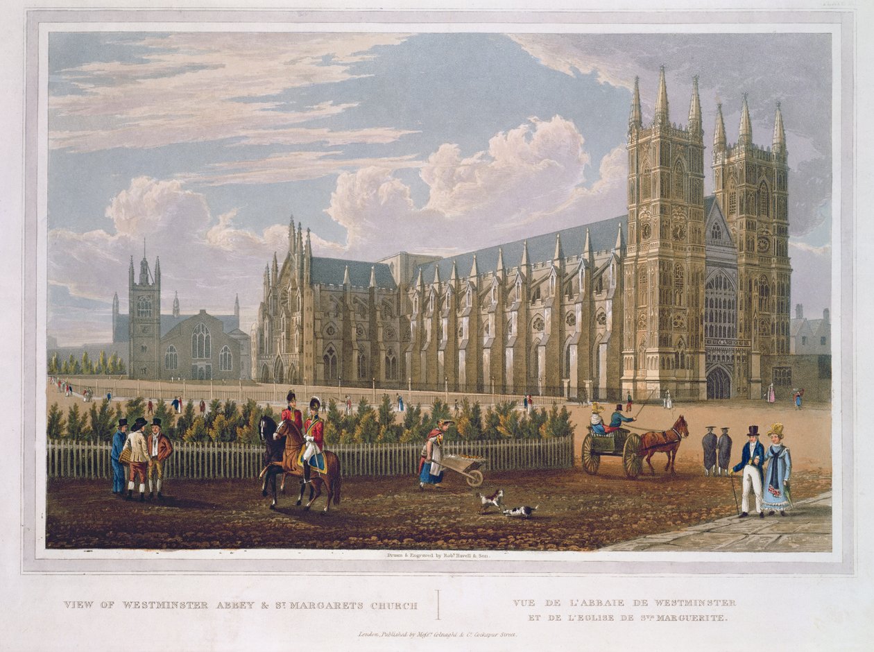 Uitzicht op Westminster Abbey en St. Margaret