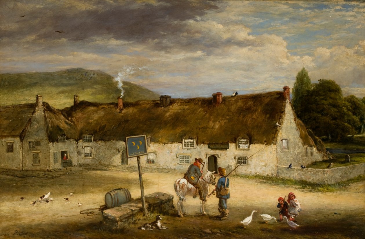 De Drie Halve Manen, Rothbury, 1887 door Robinson Elliott