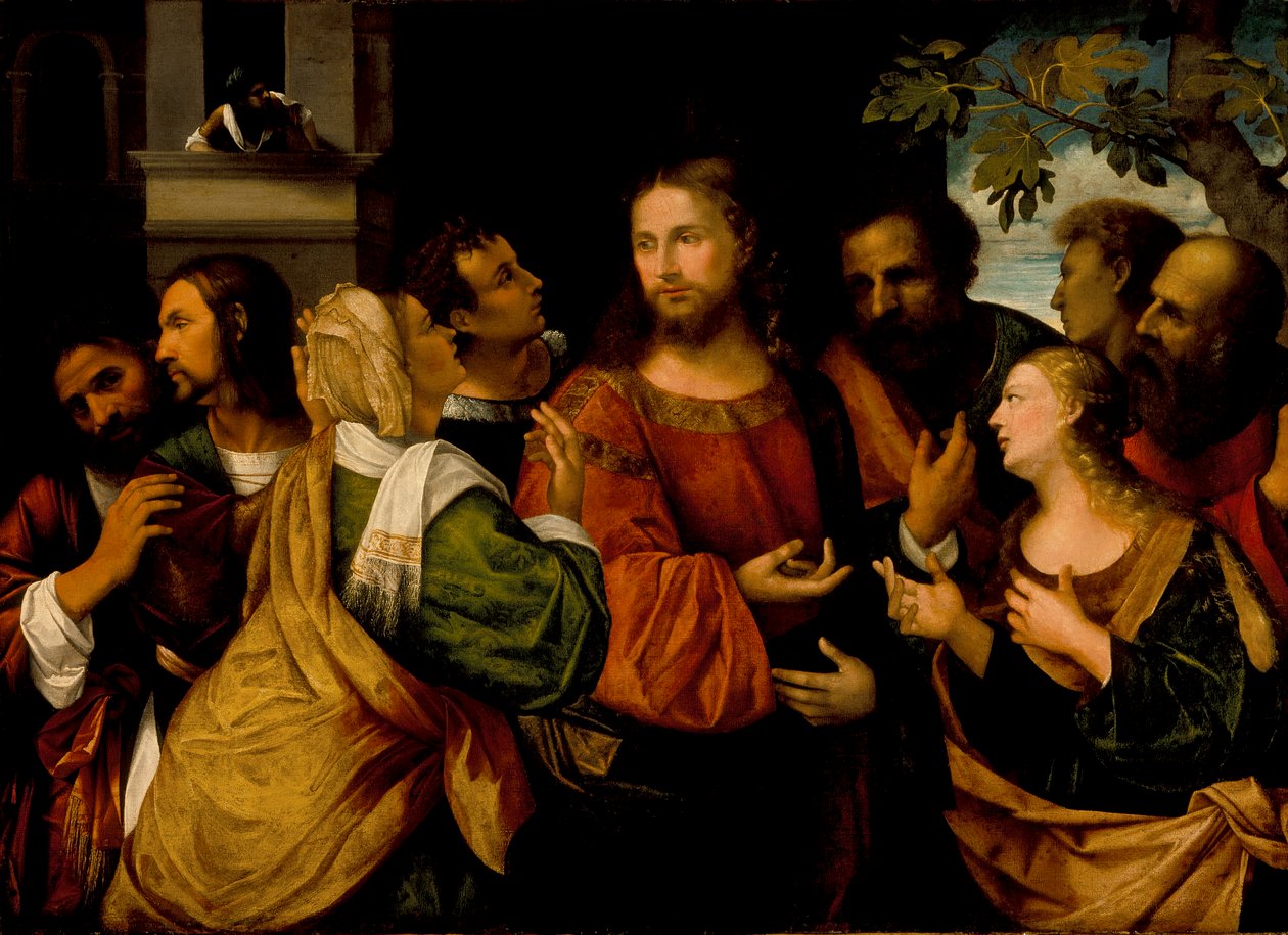 Christus en de vrouwen van Kanaän door Rocco Marconi