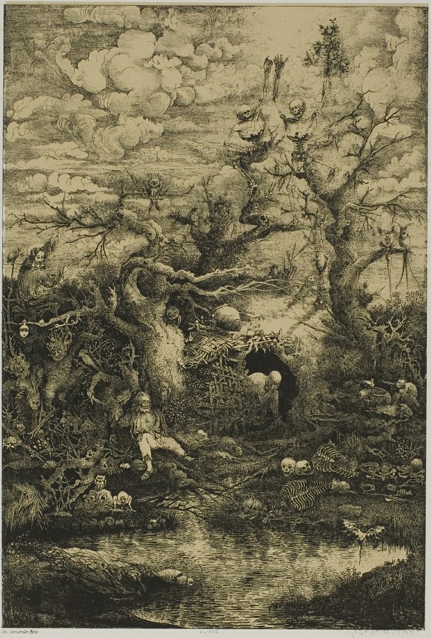 De Komedie van de Dood door Rodolphe Bresdin