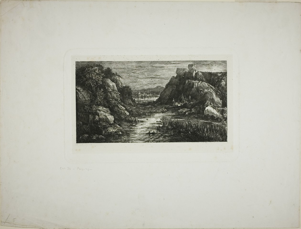 De verre stad door Rodolphe Bresdin