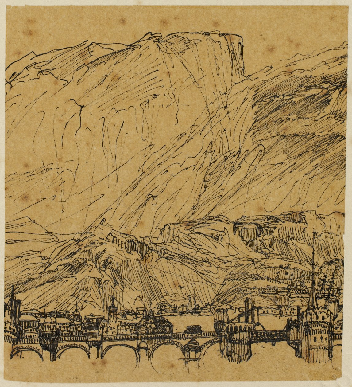 De grote bruggen door Rodolphe Bresdin