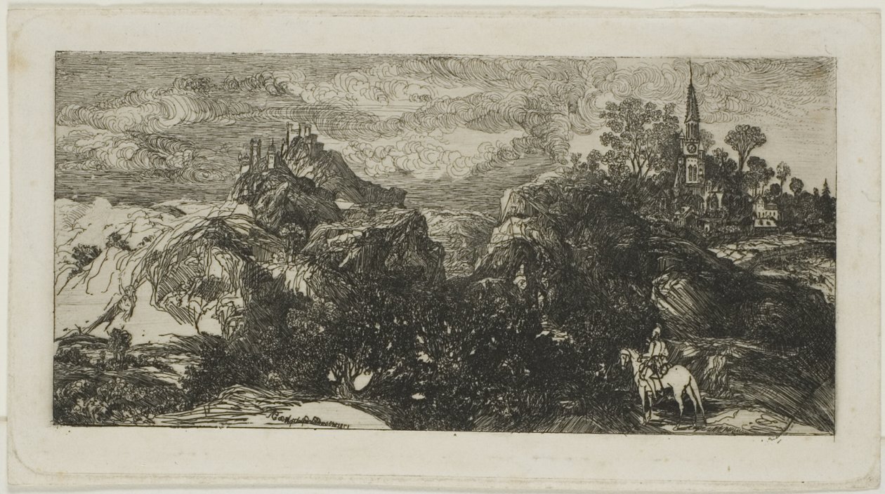 De terugkeer van de ridder door Rodolphe Bresdin