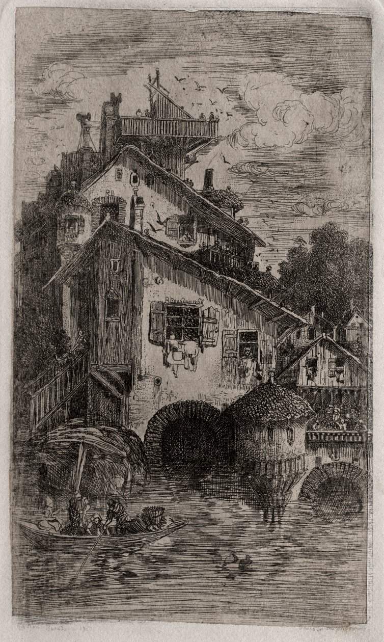 De Molen door Rodolphe Bresdin