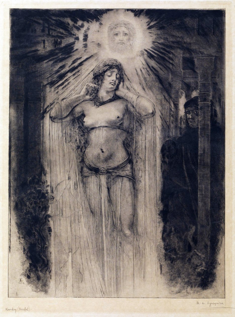 Symbolisme: Kundry door Rogelio Egusquiza
