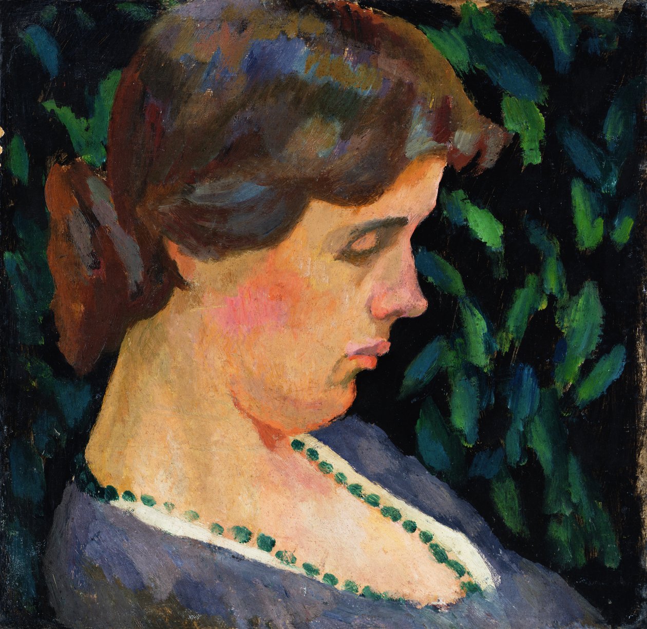 Portret van Vanessa Bell, 1911 door Roger Eliot Fry