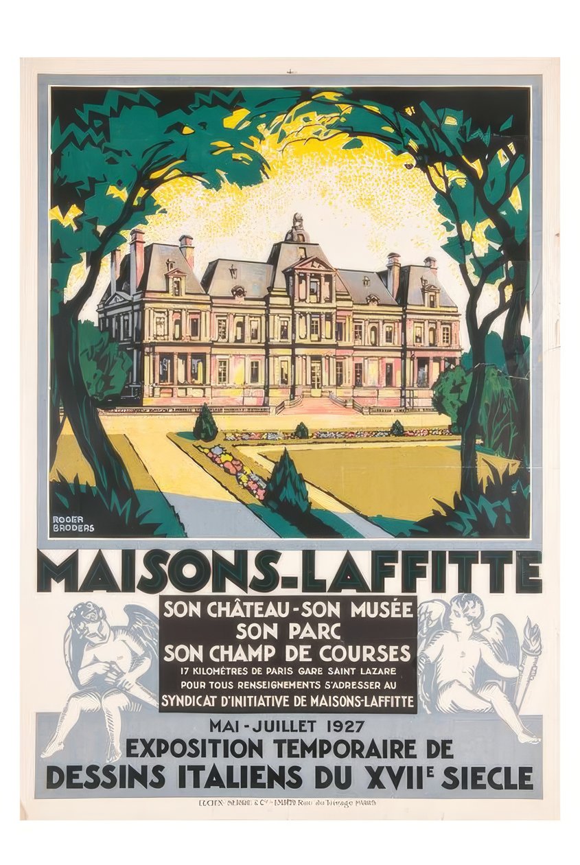Maisons-Laffitte, tijdelijke tentoonstelling van 17e-eeuwse Italiaanse tekeningen door Roger Broders