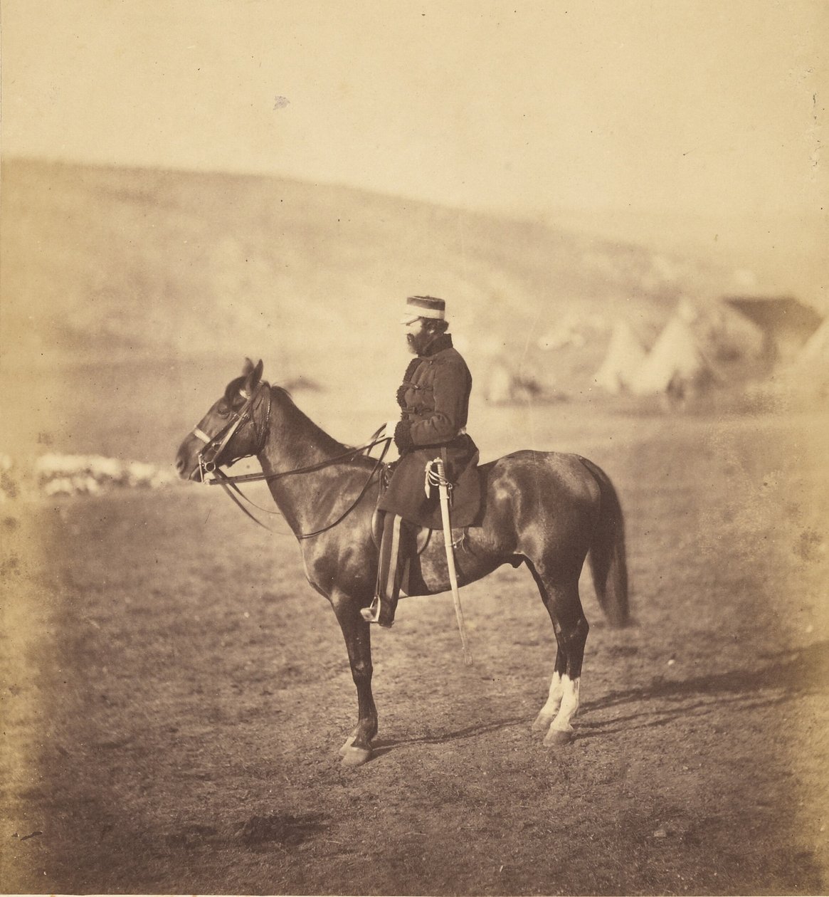 Kolonel Shewell, C.B. door Roger Fenton
