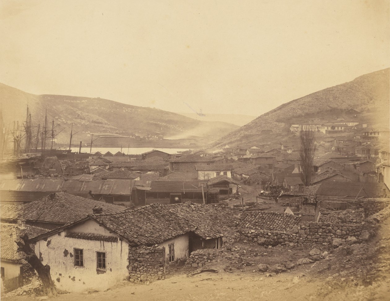 Algemeen uitzicht op Balaklava door Roger Fenton