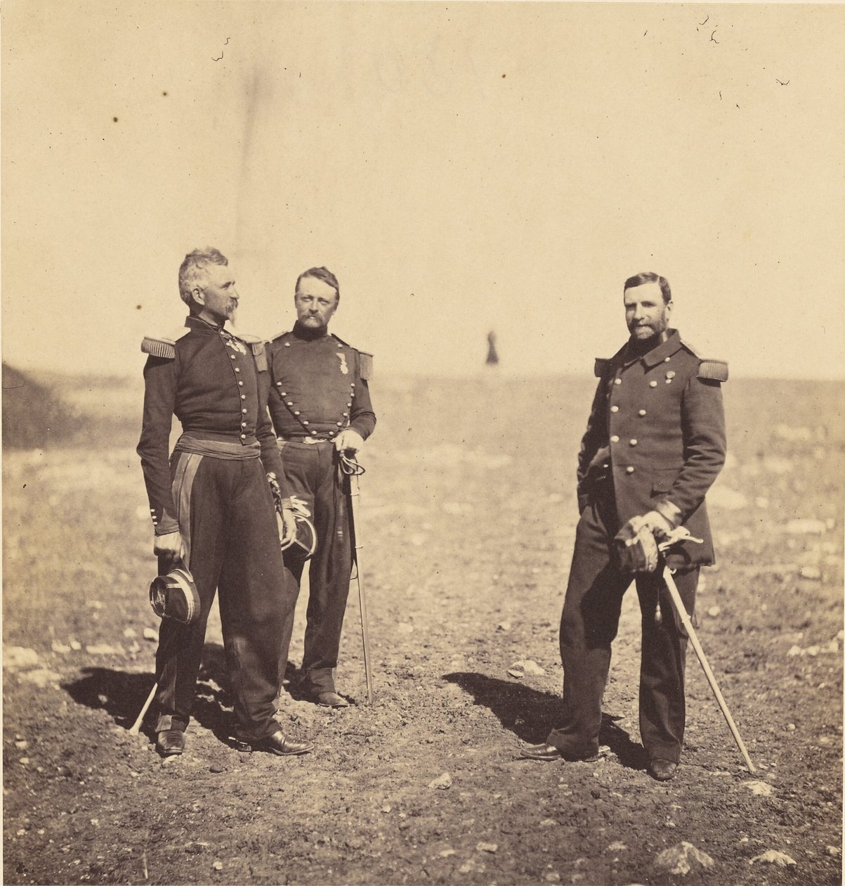 Generaals Labousinière en Beuret. door Roger Fenton