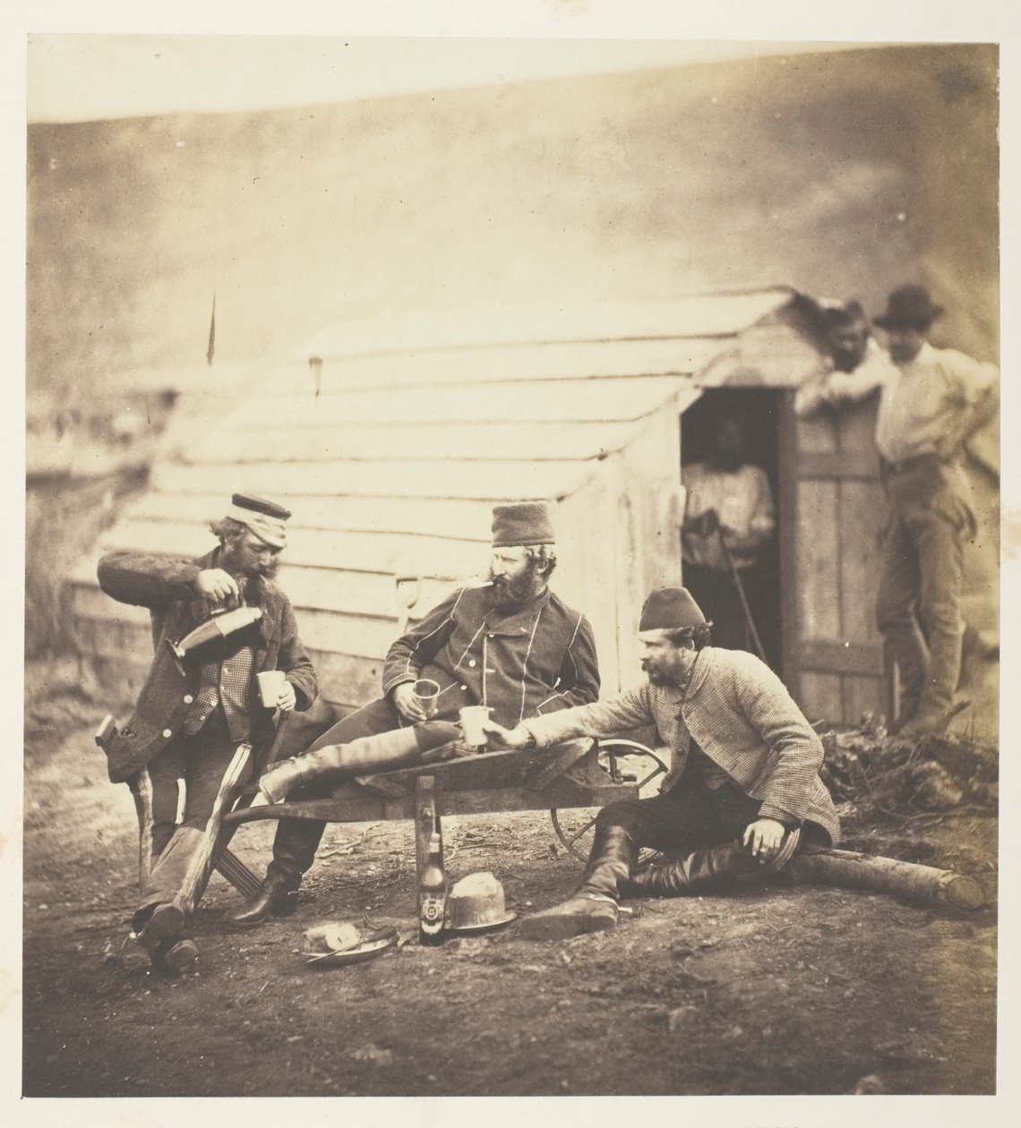 Ontberingen in het kamp door Roger Fenton