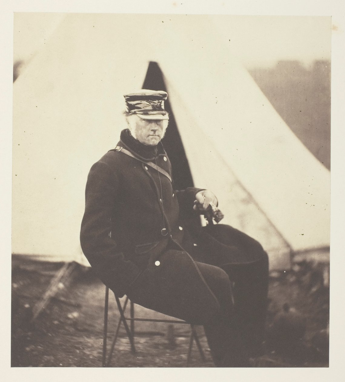 Luitenant-generaal Sir W.J. Codrington, K.C.B. door Roger Fenton