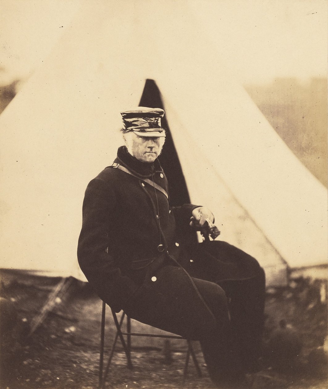 Luitenant-generaal Sir W.J. Codrington, K.C.B. door Roger Fenton