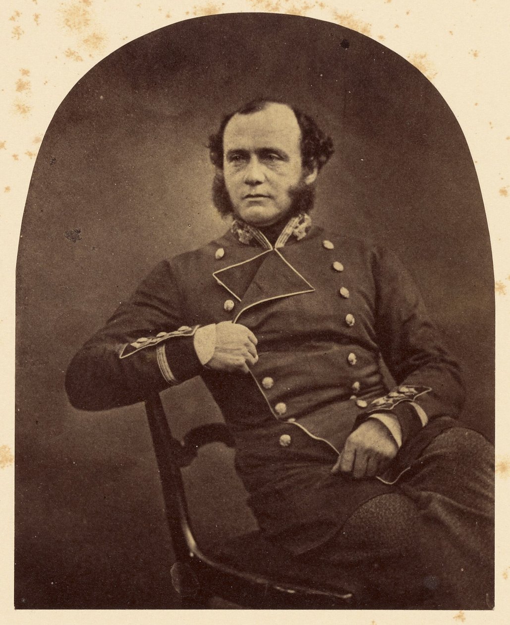 Generaal-majoor Charles Ashe Windham door Roger Fenton