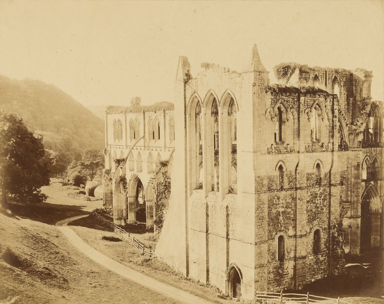 Abdij van Rievaulx door Roger Fenton