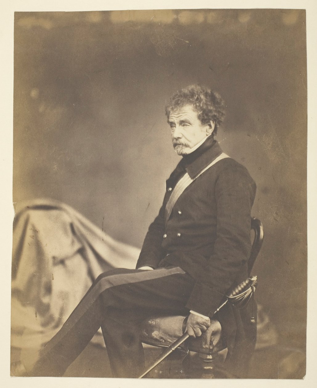 Sir Colin Campbell, Lord Clyde (1792-1863), veldmaarschalk; op de Krim door Roger Fenton