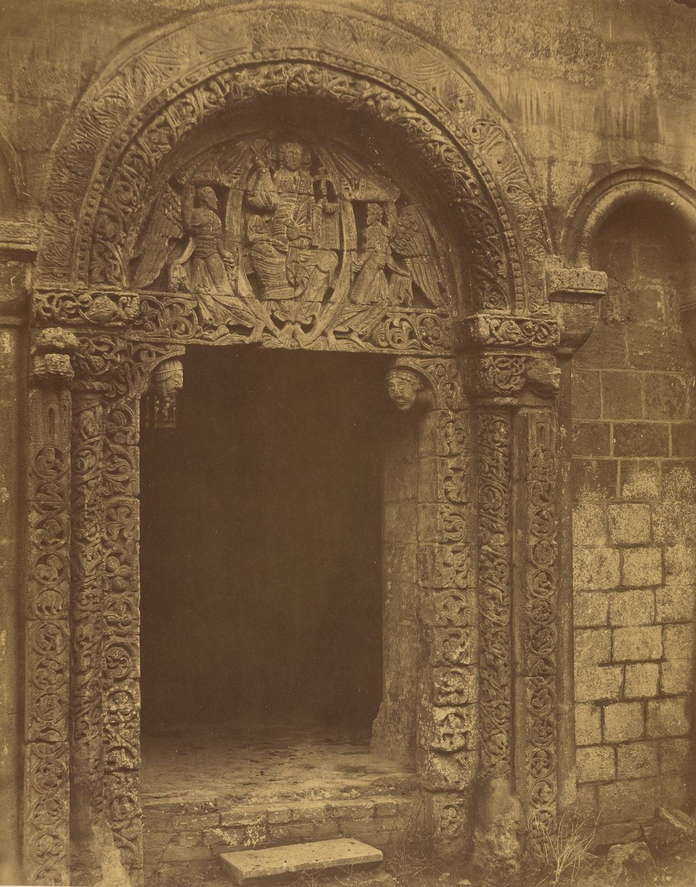 De voorhal van de prior, kathedraal van Ely door Roger Fenton