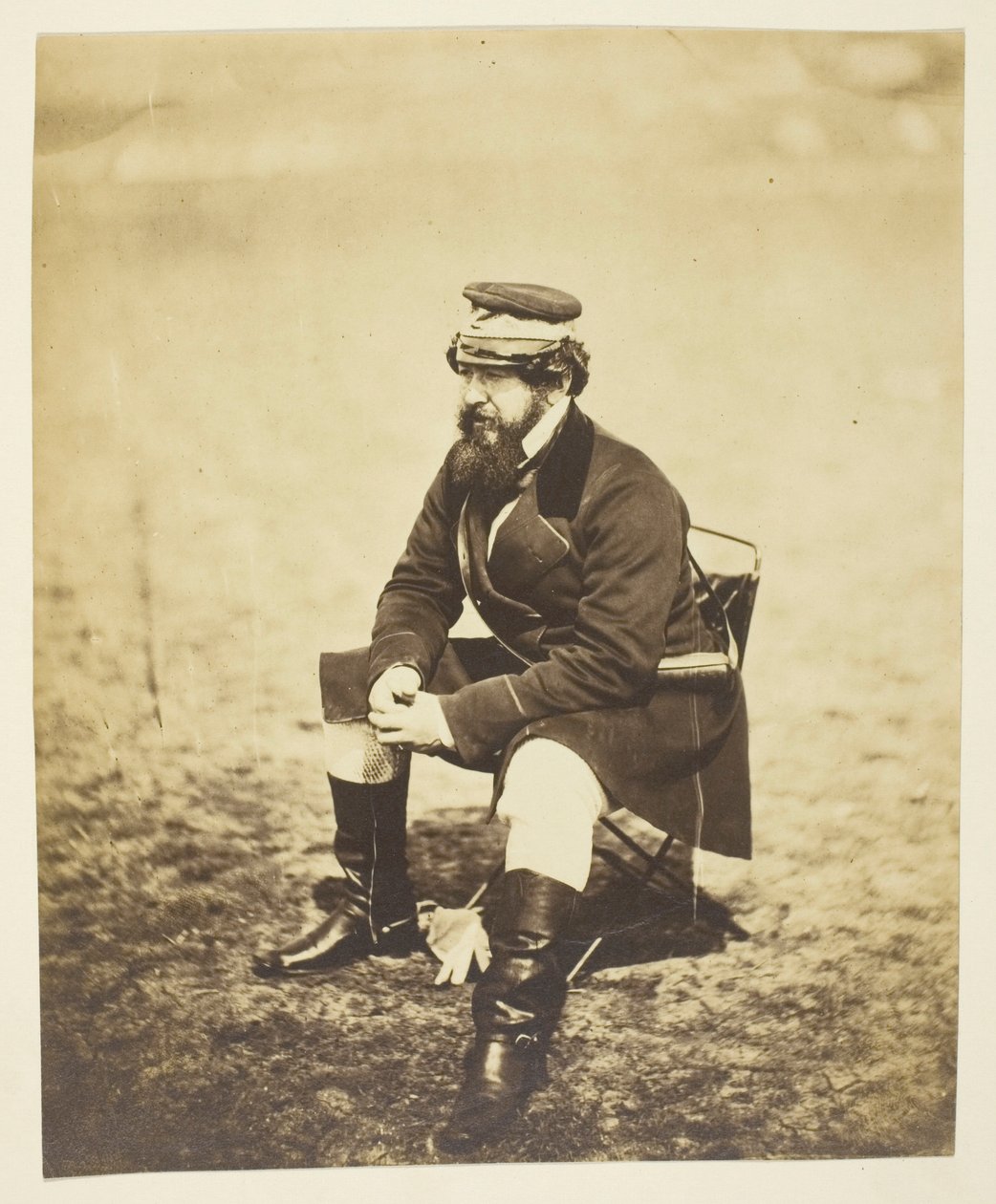 Thomas Graham Russell (1748-1843), generaal, gefotografeerd op de Krim door Roger Fenton