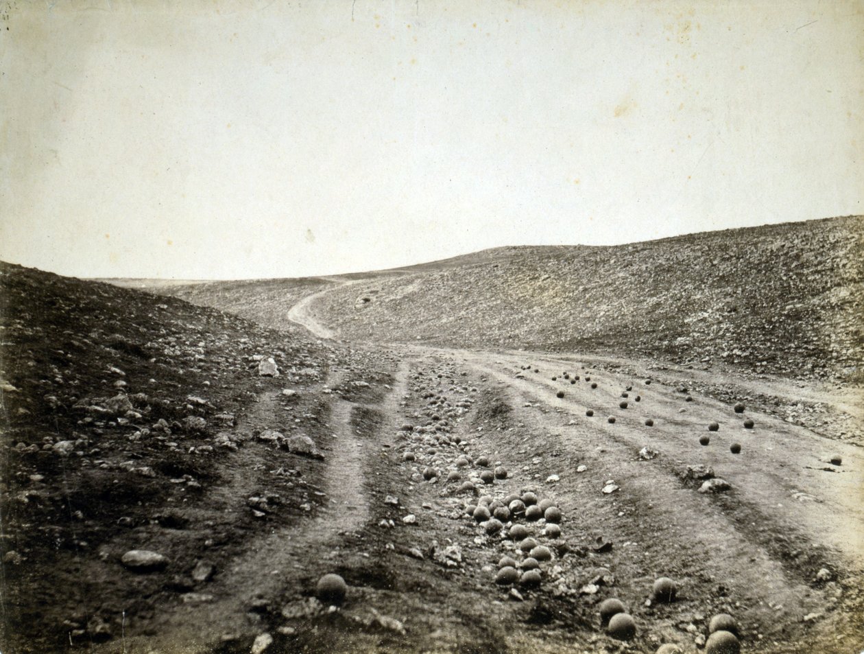 Vallei van de Schaduw des Doods, Krim door Roger Fenton