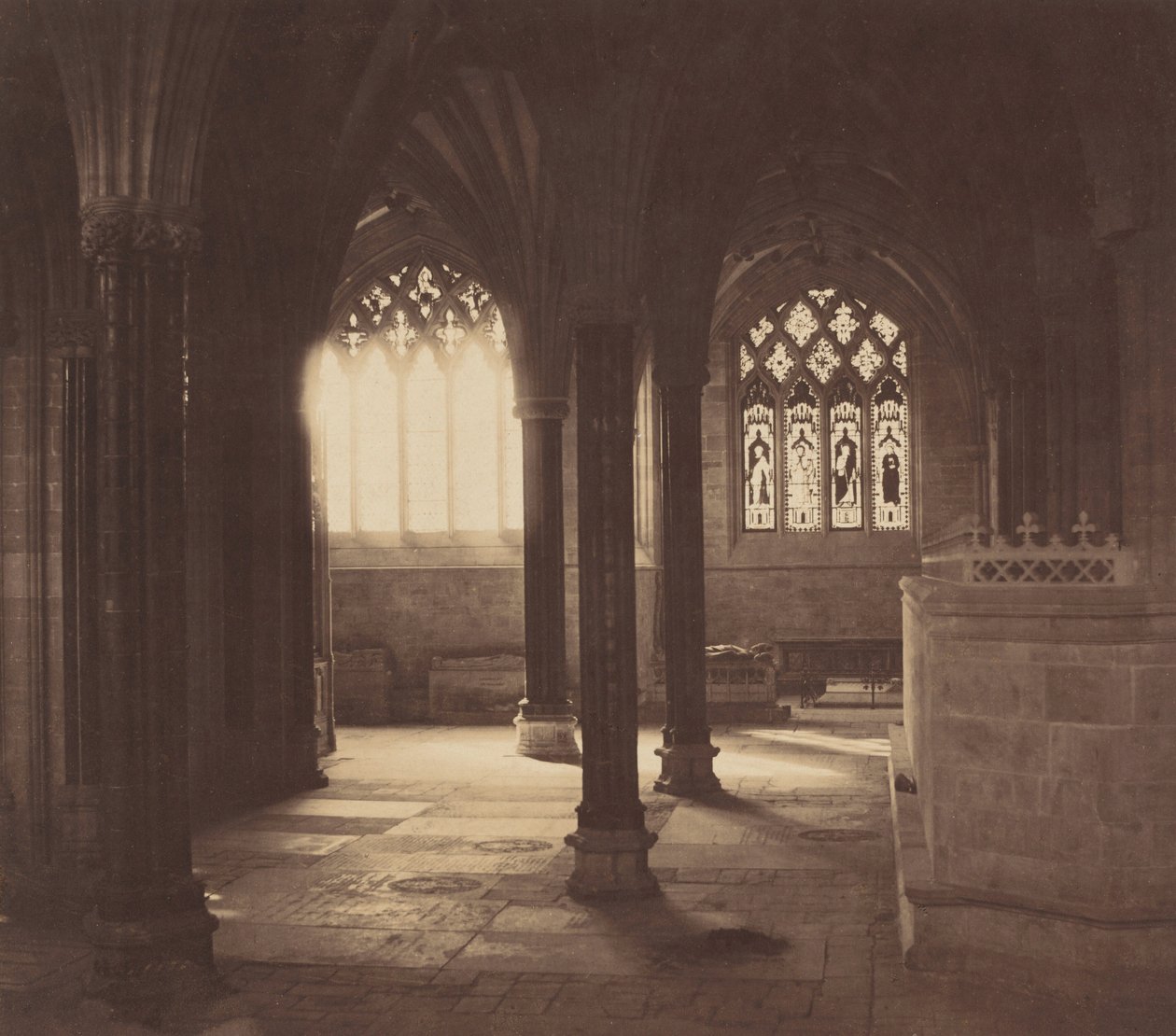 Wells Kathedraal,ca. 1857 (foto) door Roger Fenton