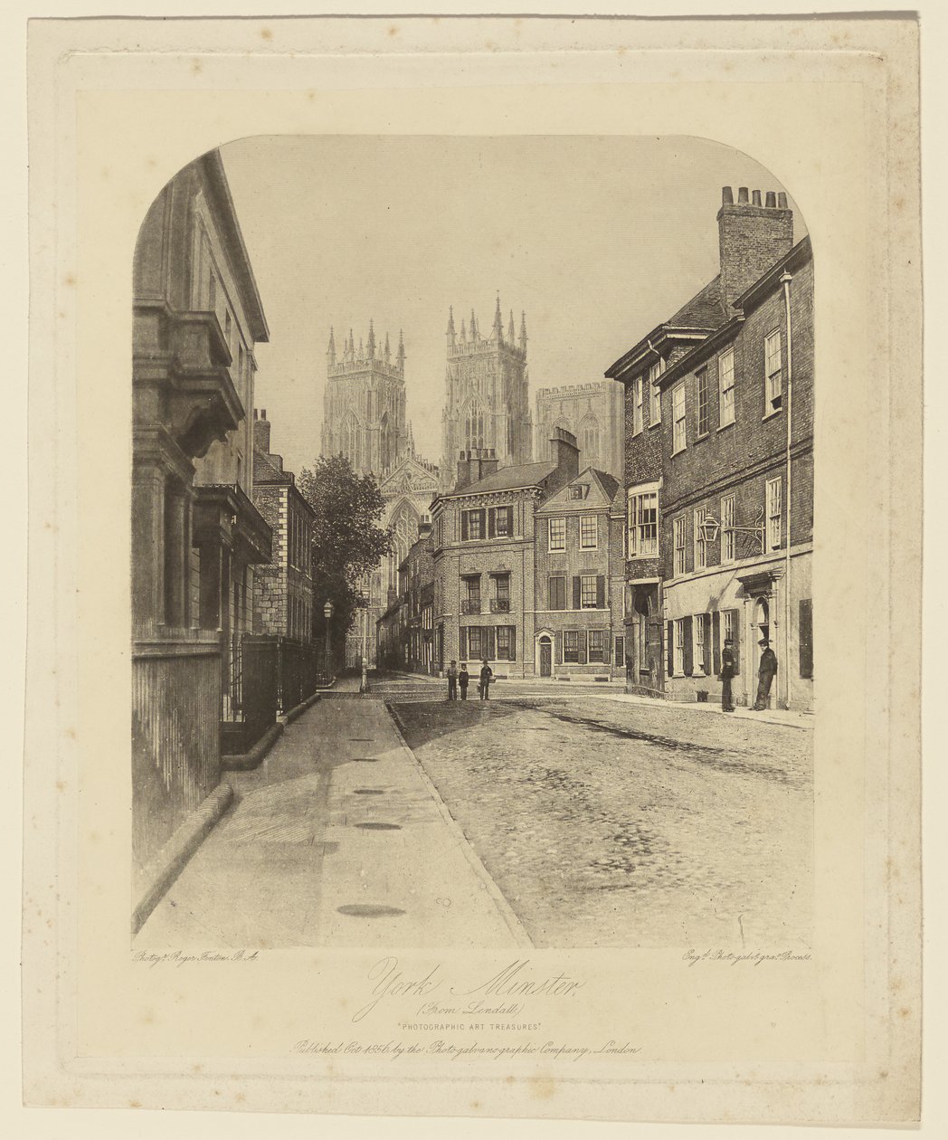 York Minster door Roger Fenton