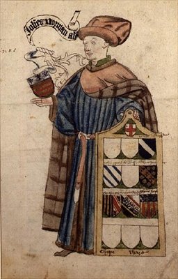 John Norman in de Gewaden van de Stadswethouder, c.1450 door Roger Leigh