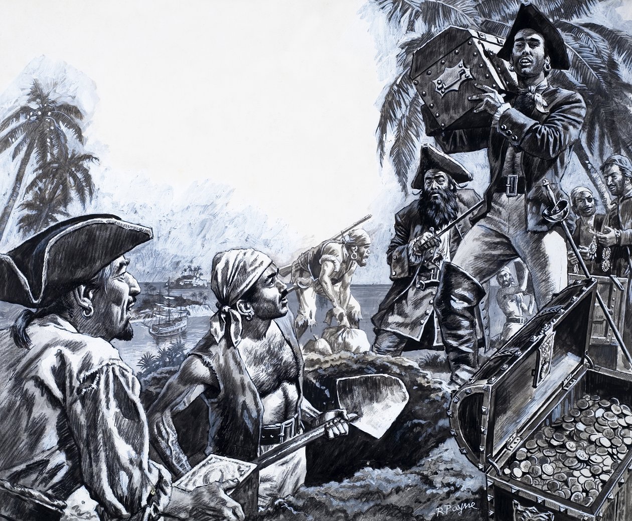 Piratengoud, uit 