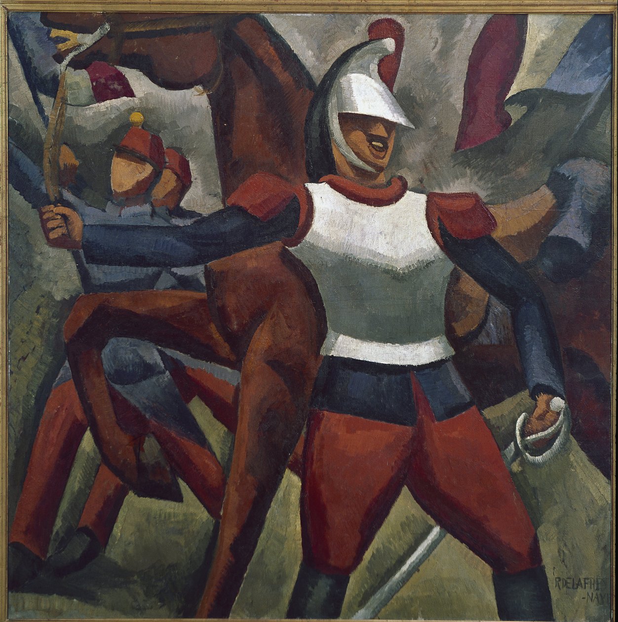 Cuirassier door Roger de La Fresnaye