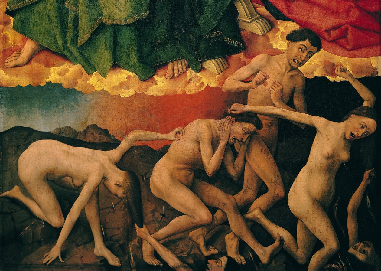 Het Laatste Oordeel (detail) door Rogier van der Weyden