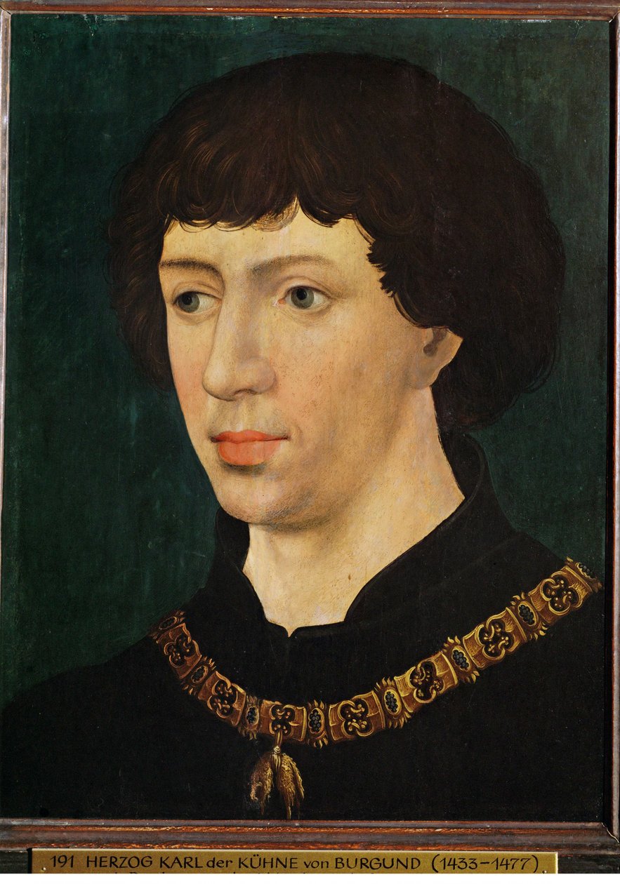 Charles de Temeraire, kopie (schilderij) door Rogier van der (after) Weyden